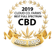 Indo Expo Best CBD 2019 award badge
