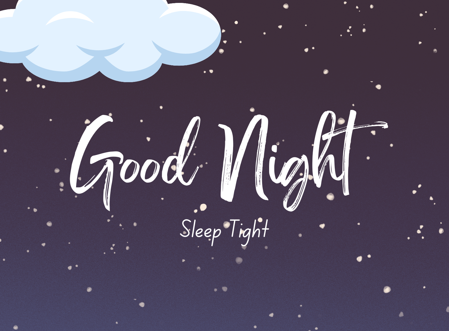Good Night see you tomorrow (Flyer)