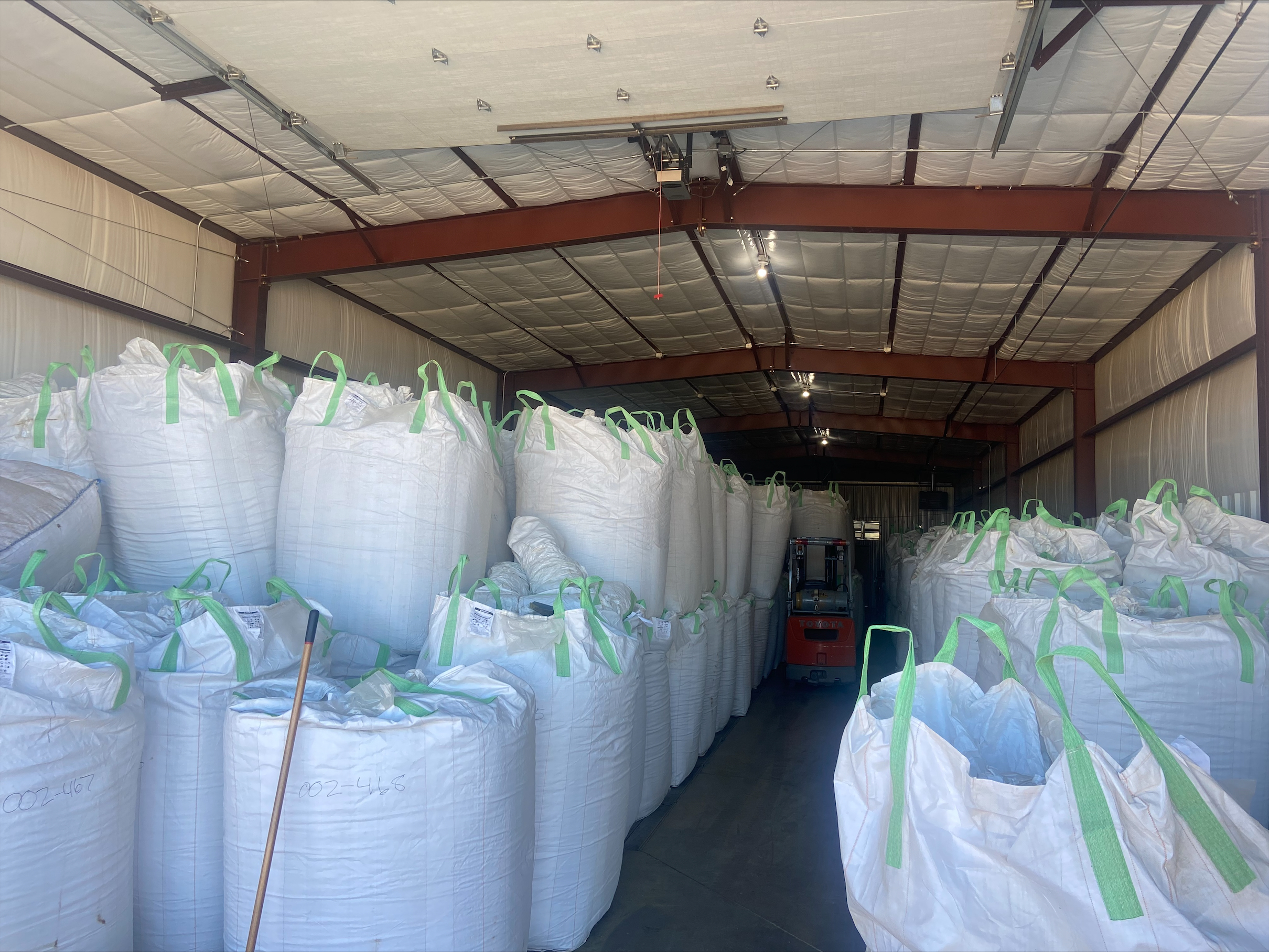 filling the warehouse